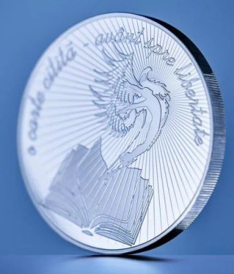 С 14 февраля 2025 года Национальный банк Молдовы (BNM) выпускает в обращение памятную монету «День Книги»