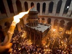 Митрополия Молдовы отправится в Иерусалим за Благодатным огнем