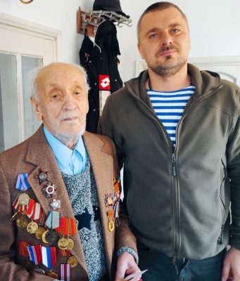Последний фронтовик из Атак награжден юбилейной медалью к 80-летию Победы