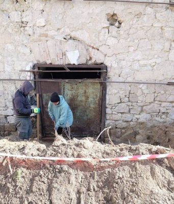 Археологические раскопки в Кишинёве, на Красной мельнице