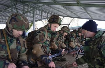 Резервисты Национальной армии Молдовы участвуют в пятидневных учениях