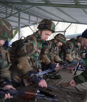 Резервисты Национальной армии Молдовы участвуют в пятидневных учениях