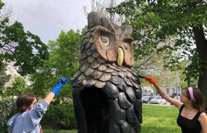 Волонтёры Кагула преобразили центральный парк муниципия