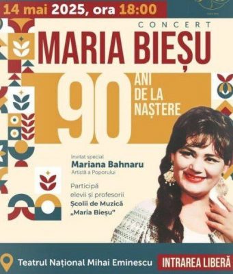 В Кишинёве отметят 90-летие Марии Биешу юбилейным концертом