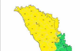 В Молдове введён жёлтый уровень опасности в связи с нестабильной погодной ситуацией.