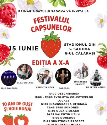 В Садова в это воскресенье пройдёт традиционный Фестиваль клубники и мёда