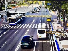 В Кишинёве обновили разметку на оживлённом перекрёстке: полиция призывает к осторожности