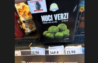 В Молдове грецкие орехи в кожуре продают по 350 леев