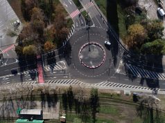 В Дрокии завершено благоустройство новой кольцевой развязки