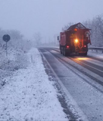 Первый снег выпал в Молдове