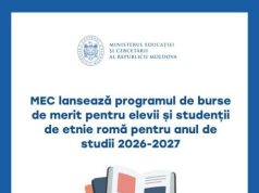 Министерство образования и исследований совместно с Агентством межэтнических отношений запускает программу именных стипендий для учащихся и студентов из ромской общины