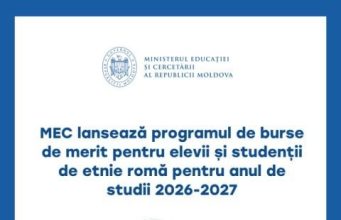 Министерство образования и исследований совместно с Агентством межэтнических отношений запускает программу именных стипендий для учащихся и студентов из ромской общины