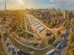 На улице Вадул-луй-Водэ в секторе Чеканы строят перехватывающую парковку на 500 мест.