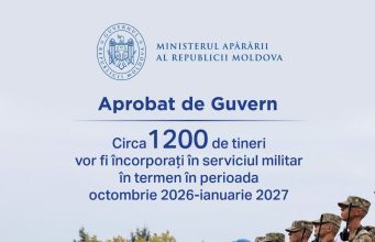 В Молдове около 1200 молодых людей призовут на срочную военную службу