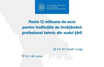 На модернизацию профобразования на юге Молдовы направят более 12 млн евро